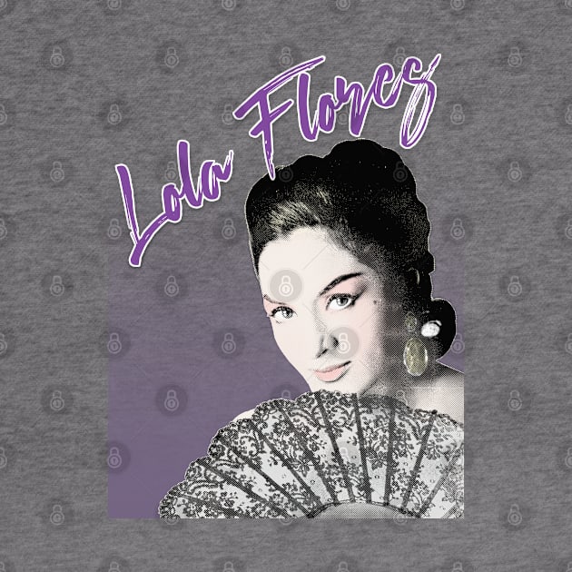 Lola Flores Retro Tribute Art by DankFutura